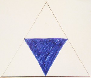 sierpinski triangle colored