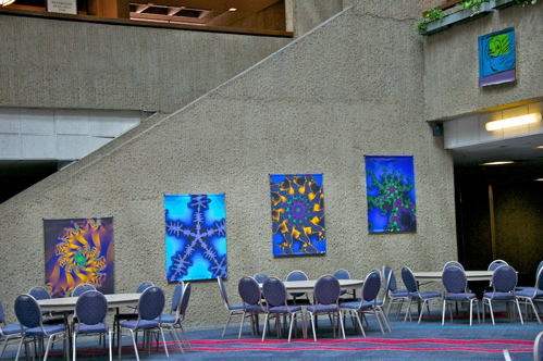 Come visit the ABQ Convention Center to see all 8 winning fractals!